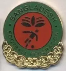Бангладеш, федерація футболу,ювілей 50, ЕМАЛЬ/Bangladesh football federation pin
