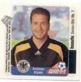 наклейка футбол Андреас Кьопке (Німеччина) /Andreas Kopke,Germany player sticker
