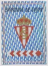 наклейка люмінесц.футбол Сп.Хіхон (Іспанія)2 / Sporting Gijon,Spain logo sticker