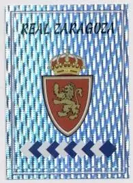 наклейка люмінесцент.футбол Сарагоса (Іспанія) /Real Zaragoza,Spain logo sticker