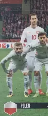 постер А4 футбол зб. Польща 2018 Кікер / Poland national football team poster