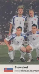 постер А4 футбол зб.Словаччина 2010 Кікер/Slovakia national football team poster