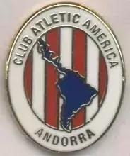 футбол.клуб Атлетік Америка (Андорра2 ЕМАЛЬ/Atletic America,Andorra football pin