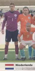 постер А4 футбол зб.Нідерланди 2010 Кікер/Netherlands natio.football team poster