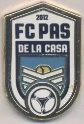 футбол.клуб Пас де ла Каса (Андорра)2 ЕМАЛЬ /Pas de la Casa,Andorra football pin