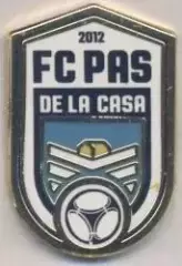 футбол.клуб Пас де ла Каса (Андорра)2 ЕМАЛЬ /Pas de la Casa,Andorra football pin