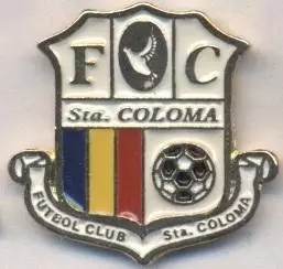футбол.клуб ФК Санта-Колома (Андорра важмет/FC Santa Coloma,Andorra football pin