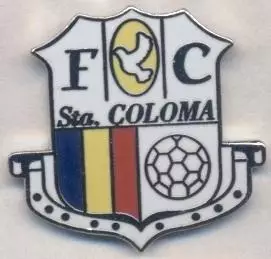 футбол.клуб ФК Санта-Колома (Андорра2 ЕМАЛЬ/FC Santa Coloma,Andorra football pin