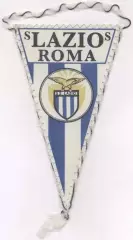 вимпел 19х11 футбол Лаціо Рим (Італія) / SS Lazio, Italy football pennant