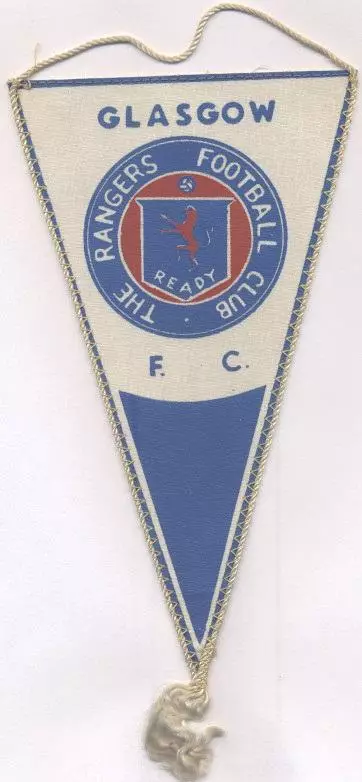 вимпел 21х12 футбол Рейнджерс (Шотланд/Glasgow Rangers,Scotland football pennant
