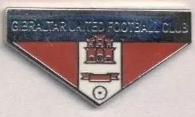 футбол.клуб Гібралтар Юнайтед, №1 ЕМАЛЬ / Gibraltar United FC football pin badge