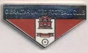 футбол.клуб Гібралтар Юнайтед, №1 ЕМАЛЬ / Gibraltar United FC football pin badge