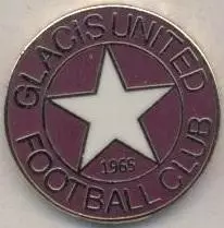 футбол.клуб Гласіс Юнайтед (Гібралтар ЕМАЛЬ/Glacis United,Gibraltar football pin