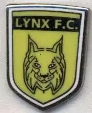 футбол.клуб Лінкс (Гібралтар)2 ЕМАЛЬ/Lynx FC,Gibraltar football enamel pin badge