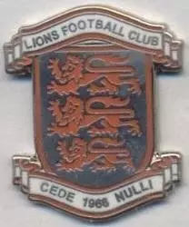 футбольний клуб Лайонс Гібралтар,№1 ЕМАЛЬ /Lions Gibraltar FC football pin badge
