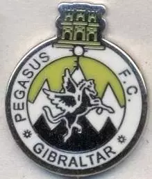футбол.клуб Пегасус (Гібралтар)1 ЕМАЛЬ / Pegasus FC,Gibraltar football pin badge