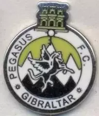 футбол.клуб Пегасус (Гібралтар)1 ЕМАЛЬ / Pegasus FC,Gibraltar football pin badge