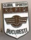 футбол.клуб Рапід Бухарест Румунія1 ЕМАЛЬ/Rapid Bucharest,Romania football badge