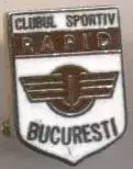 футбол.клуб Рапід Бухарест Румунія1 ЕМАЛЬ/Rapid Bucharest,Romania football badge