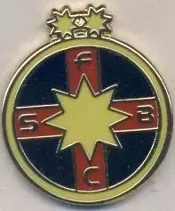 футбол.клуб ФКСБ=Стяуа Румунія3 ЕМАЛЬ/FCSB=Steaua Bucharest,Romania football pin