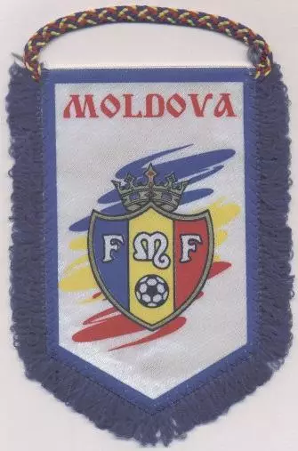 вимпел 14х10 федерація футболу Молдова офіц./Moldova football federation pennant