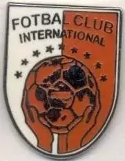футбол.клуб Інтер КдА (Румунія) ЕМАЛЬ/FC Inter Curtea Arges,Romania football pin