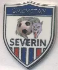 футбол.клуб Газ Метан С.(Румунія) ЕМАЛЬ / Gaz Metan Severin,Romania football pin
