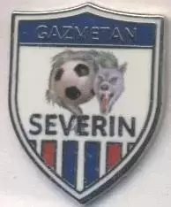 футбол.клуб Газ Метан С.(Румунія) ЕМАЛЬ / Gaz Metan Severin,Romania football pin