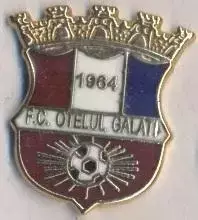 футбол.клуб Оцелул Галац (Румунія)1 ЕМАЛЬ /FC Otelul Galati,Romania football pin