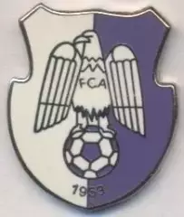 футбол.клуб Арджеш Пітешть (Румунія)3 ЕМАЛЬ / Arges Pitesti,Romania football pin