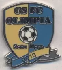 футбол.клуб Олімпія СатуМ.(Румунія2 ЕМАЛЬ/Olimpia Satu Mare,Romania football pin