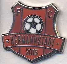 футбол.клуб Германштадт (Румунія)2 ЕМАЛЬ/Hermannstadt Sibiu,Romania football pin