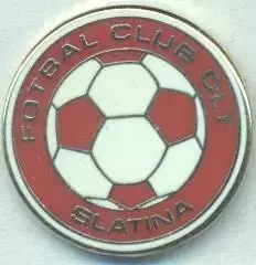 футбол.клуб Олт Слатіна (Румунія)2 ЕМАЛЬ /Olt Slatina,Romania football pin badge