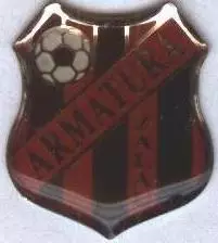 футбол.клуб Арматура Залеу (Румунія) важмет /Armatura Zalau,Romania football pin