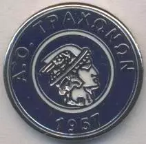 футбольний клуб Трахонон (Греція)1 ЕМАЛЬ /AO Trachonon,Greece football pin badge