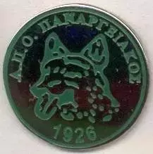 футбол.клуб Панаргіакос (Греція1 ЕМАЛЬ/Panargiakos APO,Greece football pin badge