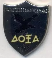 футбол.клуб Докса Драма (Греція)1 ЕМАЛЬ / Doxa Dramas, Greece football pin badge