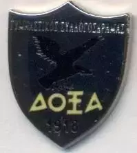 футбол.клуб Докса Драма (Греція)1 ЕМАЛЬ / Doxa Dramas, Greece football pin badge