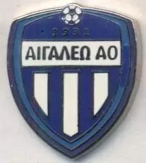 футбол.клуб Егалео (Греція)2 ЕМАЛЬ/AO Egaleo FC,Greece football enamel pin badge