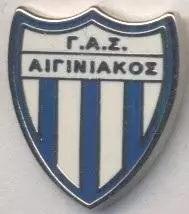 футбол.клуб Егініакос (Греція)1 ЕМАЛЬ / GAS Eginiakos,Greece football pin badge