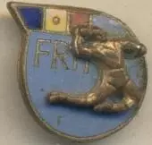 Румунія, гандбол, федерація,офіц. ЕМАЛЬ/Romania handball federation enamel badge