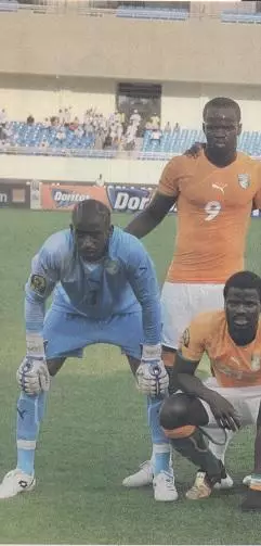 постер А4 футбол зб. Кот д'Івуар 2010 Кікер / Cote d'Ivoire national team poster