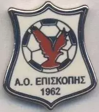 футбол.клуб Епіскопі (Греція)1 ЕМАЛЬ/Episkopi Rethymno,Greece football pin badge