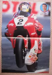 постер А3 мото=moto Вальдман=Waldmann(Німеч./футбол Сфорца=Sforza (Швейц) poster