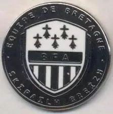 Бретань,федерація футболу (не-ФІФА2 ЕМАЛЬ/Brittany football federation pin badge
