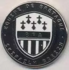 Бретань,федерація футболу (не-ФІФА2 ЕМАЛЬ/Brittany football federation pin badge
