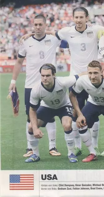 постер А4 футбол збірна США 2014 Кікер /USA national soccer-football team poster