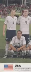 постер А4 футбол збірна США 2010 Кікер / USA national football team poster