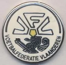 Фландрія, федерація футболу (не-ФІФА)2 ЕМАЛЬ / Flanders football federation pin
