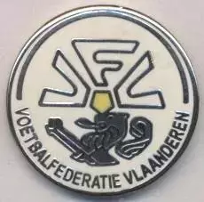 Фландрія, федерація футболу (не-ФІФА)2 ЕМАЛЬ / Flanders football federation pin